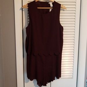H&M | Maroon romper
